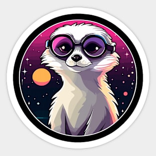 Meerkat Illustration Sticker